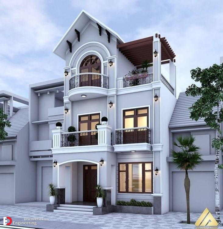طراحی نما ساختمان سبک کلاسیک